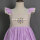 boutique purple cotton poplin embroidered baby girl dresses